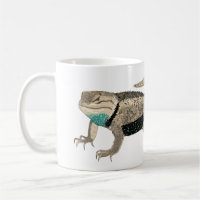 Desert Spiny Lizard Art Reptile Animal Unique