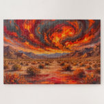 Desert Spirit: Gallery Edition Solar Vortex Jigsaw Puzzle<br><div class="desc">Reconnect with the ancient energy of the California desert. This Gallery Edition puzzle features the "Desert Spirit of the Cahuilla Land, " where a vibrant Solar Vortex sky dances above the serene sands of La Quinta. Rendered in Digital Modern Impressionism, this 1, 014-piece masterpiece is part of a signature series...</div>
