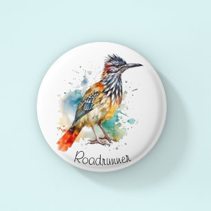 Desert Spirit, Roadrunner in Watercolor, custom Bottle Opener