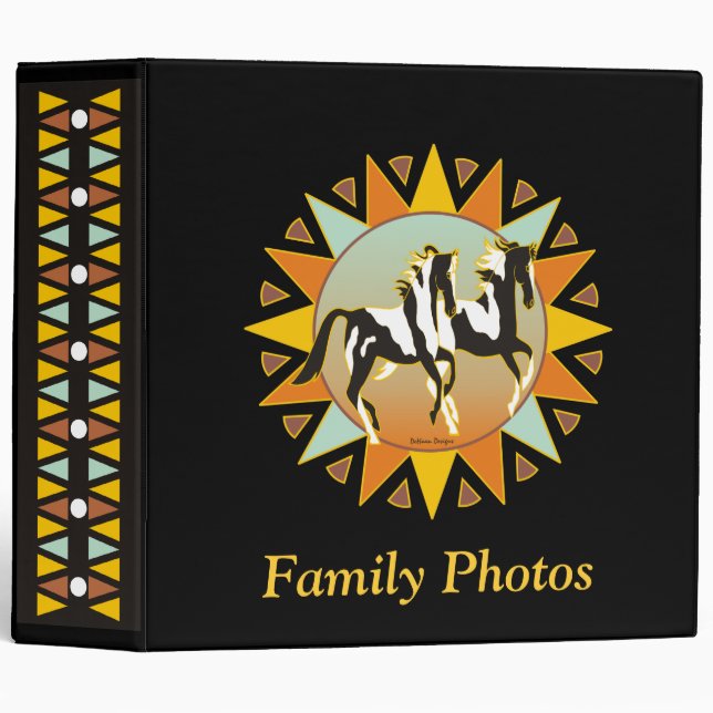 Desert Star Paint Horse Avery Binder (Front/Spine)
