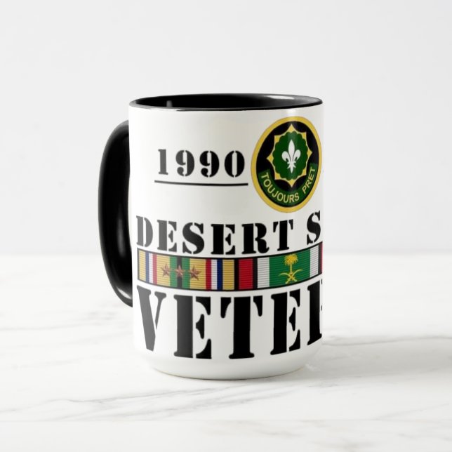 Desert Storm mug (Front Left)