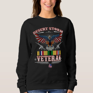 Desert Storm Veteran Pride Persian Gulf War Servic Sweatshirt