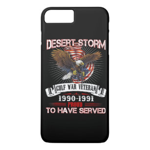 Desert Storm Veteran T Shirt Veteran Proud for Fat Case-Mate iPhone Case