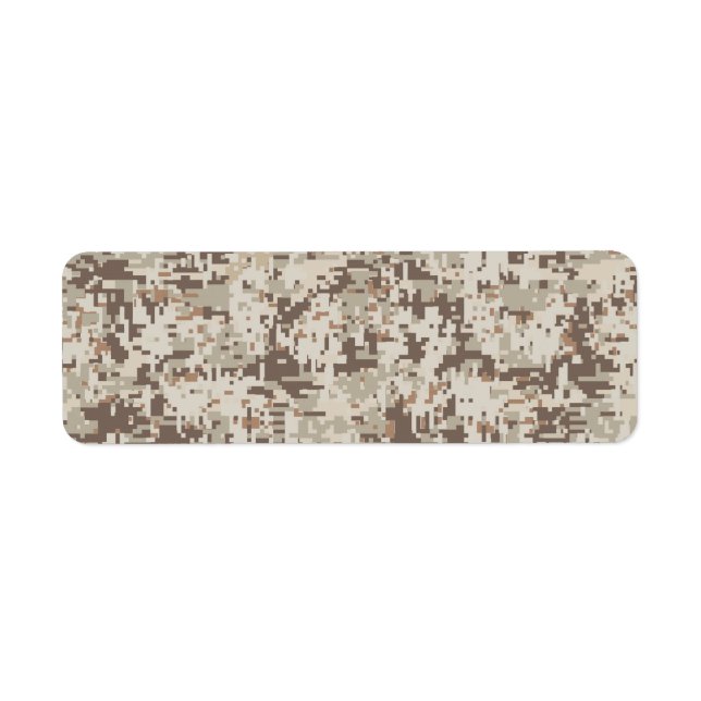 Desert Style Digital Camouflage Beige Decor (Front)