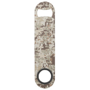 Desert Style Digital Camouflage Decor Speed Bottle Opener