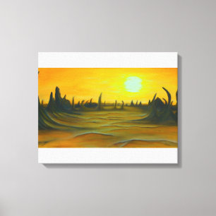 Desert Sun Canvas Print