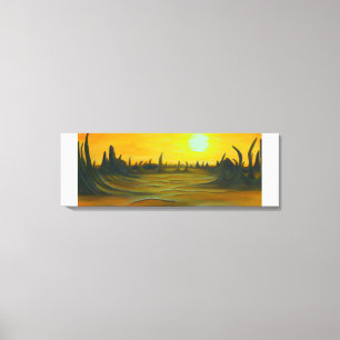 Desert Sun Canvas Print