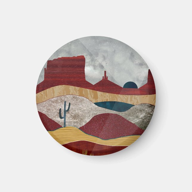 Desert Sunrise Magnet (Front)