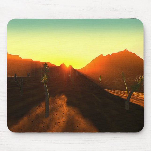 Desert Sunrise Mouse Pad (Front)
