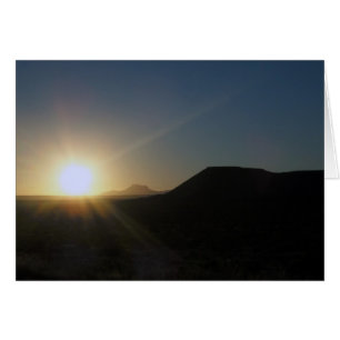 desert sunset.