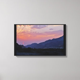 Desert Sunset Canvas Print