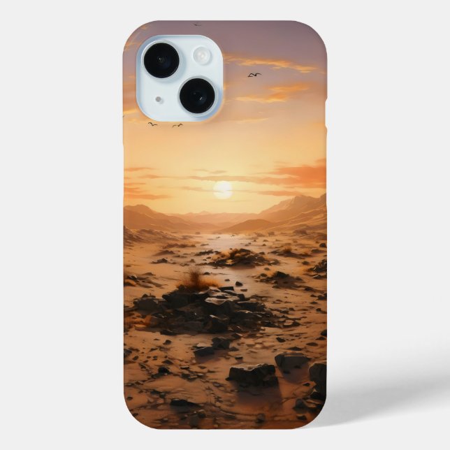 Desert Sunset Case-Mate iPhone Case (Back)