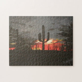 Desert Sunset Jigsaw Puzzle