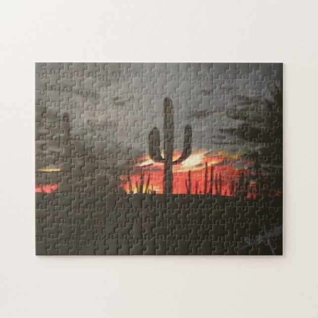 Desert Sunset Jigsaw Puzzle (Horizontal)