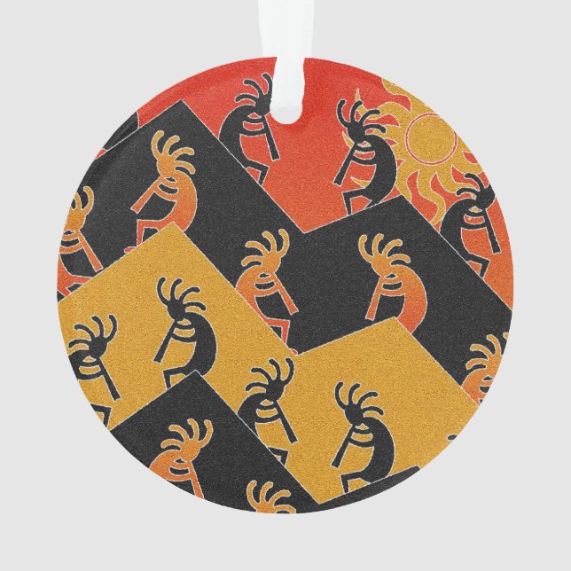 Desert Sunset Kokopelli Noël Sud-Ouest (dos)