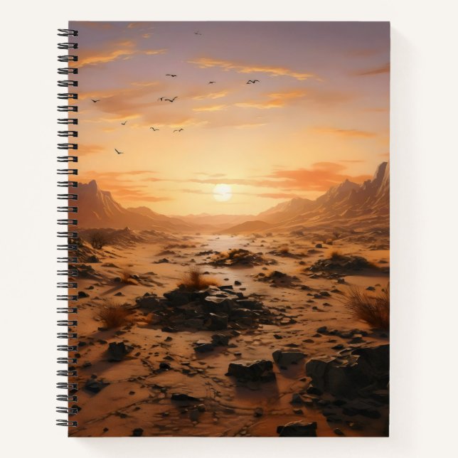 Desert Sunset Notebook (Front)