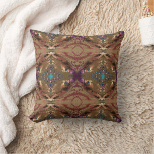 Desert Sunset Throw Pillow