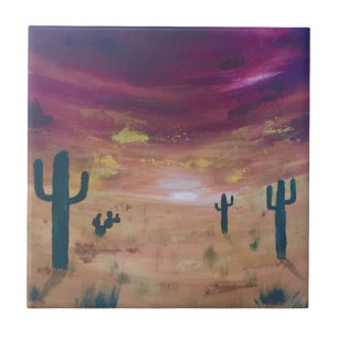 Desert Sunset Tile