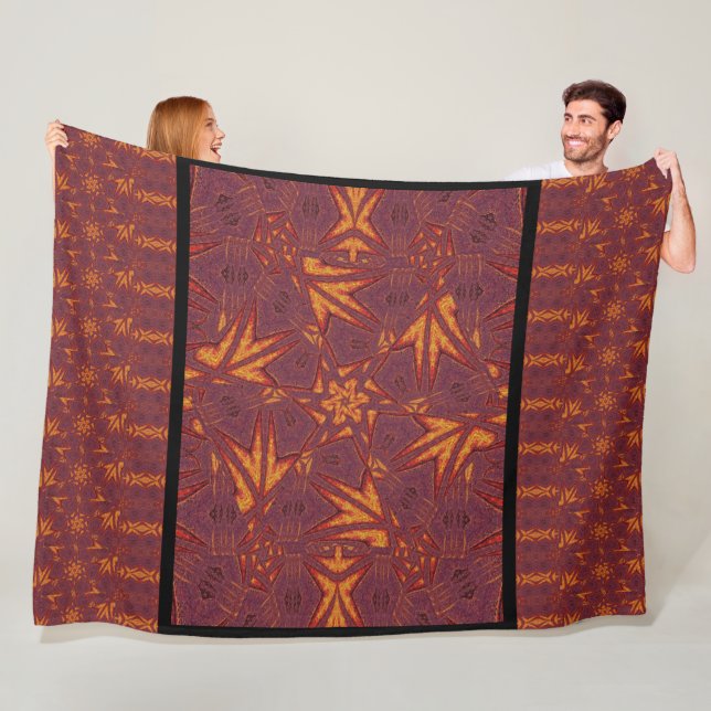 Desert Sunshine 35 Fleece Blanket (In Situ)