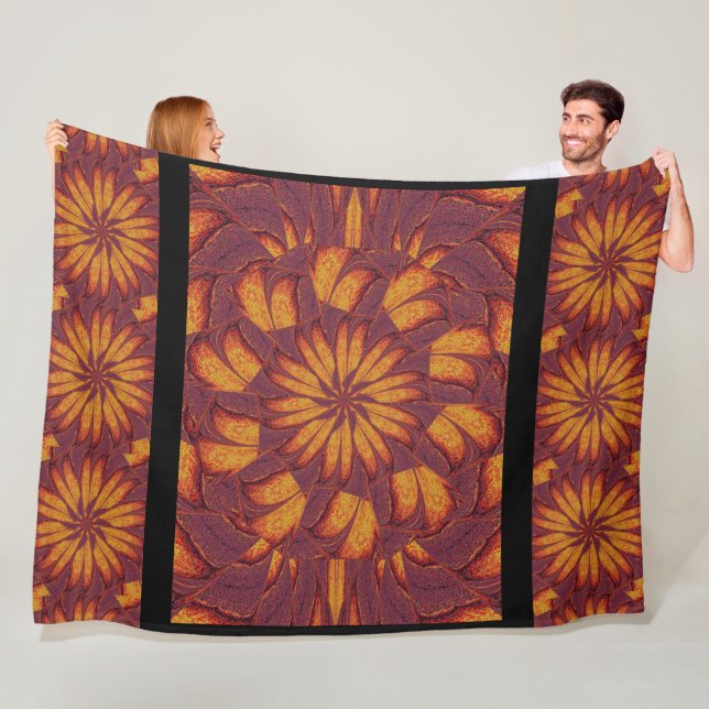 Desert Sunshine 7 Fleece Blanket (In Situ)