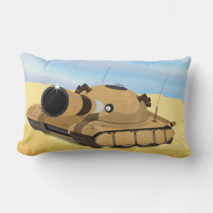 Desert Tank Lumbar Pillow
