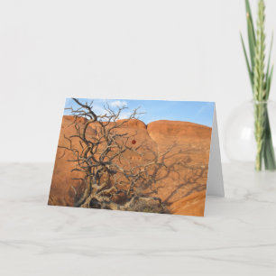 Desert Tannenbaum Holiday Card