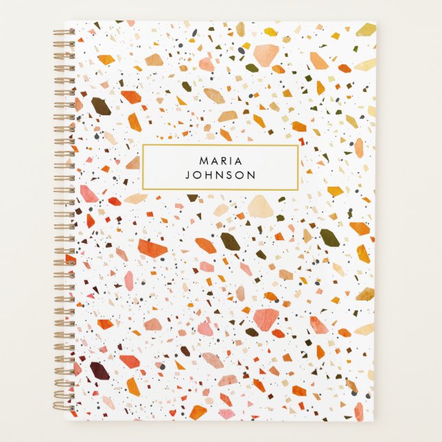 Desert Terrazzo Pattern Planner (Front)