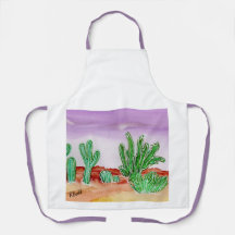 Desert-Themed Apron