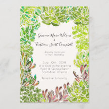 Desert Themed Wedding Customizable Invitation