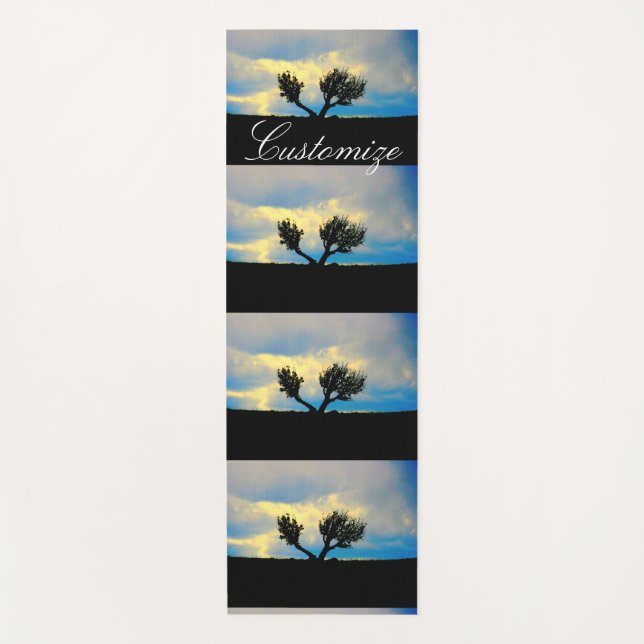 Desert tree Thunder_Cove Yoga Mat (Front)