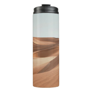 DESERT UNDER CLEAR BLUE SKY DURING DAYTIME THERMAL TUMBLER