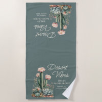 Desert Vibes Bachelorette Party Blooming Cactus