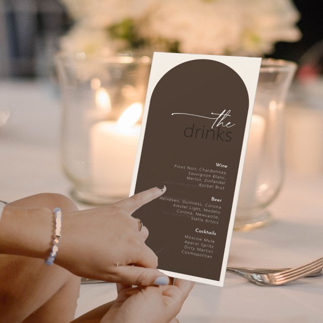 Desert Vibes Mariage Drink Menu ID1019 (Créateur téléchargé)