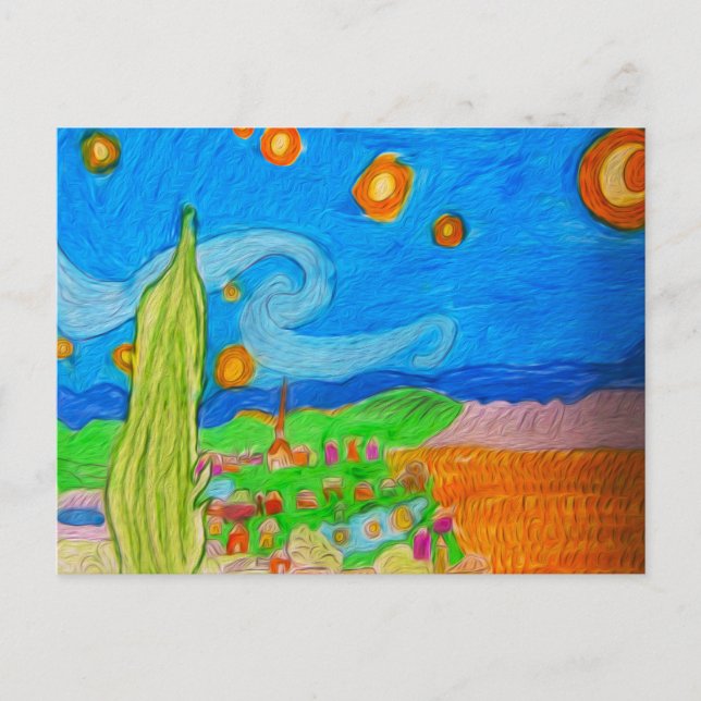 Desert Village Postcard (Front)