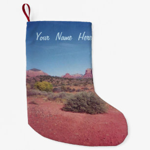 Desert Vista Personalized Small Christmas Stocking