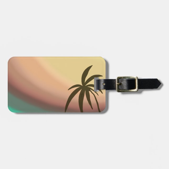 Desert Wave Luggage Tag (Front Horizontal)