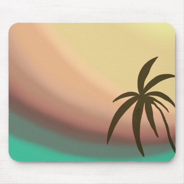 Desert Wave Mouse Pad (Front)