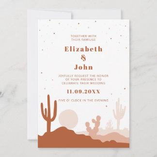 DESERT Wedding Invitation