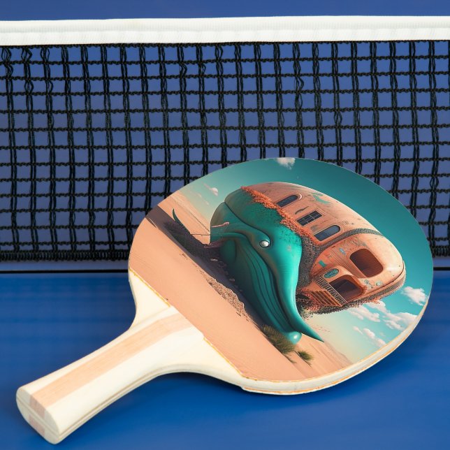 Desert whale house ping pong paddle (Insitu)