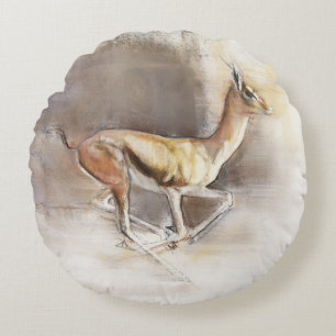 Desert Wind Round Pillow