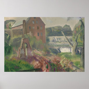 Deserted Factory by George Bellows (1924) Poster