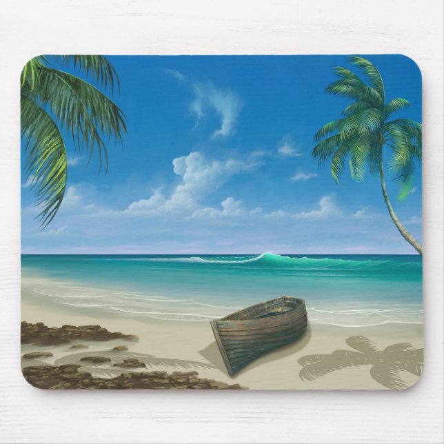 Deserted Island Mouse Pad (Front)