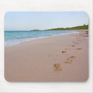 Deserted Tropical Beach Mouse Pad