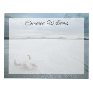 Deserts Bonneville Salt Flats Utah Notepad