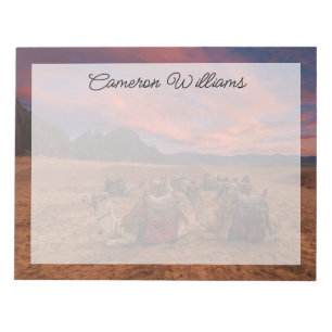 Deserts   Camels Sinai Mountains Egypt Notepad