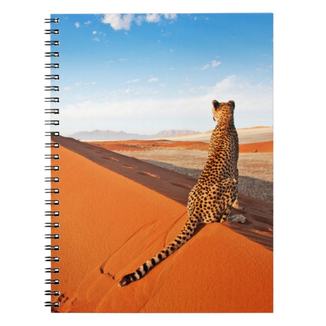Deserts | Cheetah Savannah Desert Notebook (Front)