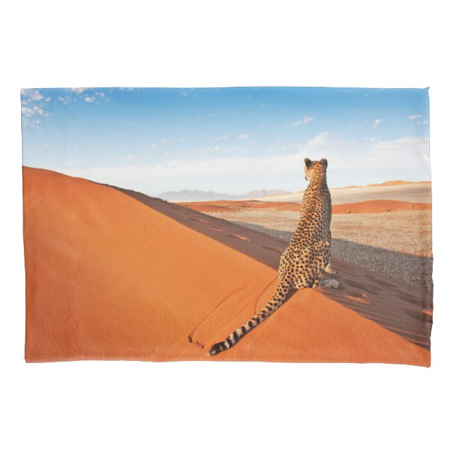 Deserts | Cheetah Savannah Desert Pillowcase (Front)