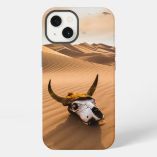 Deserts Cow Skull Rippled Sand Dunes iPhone 13 Case