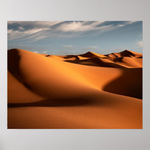 Deserts   Erg Chebbi Dunes Morocco Poster