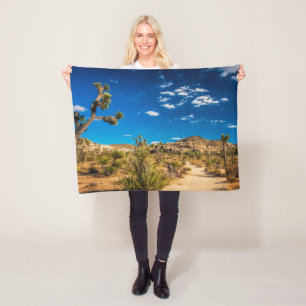Deserts   Joshua Tree National Park Fleece Blanket